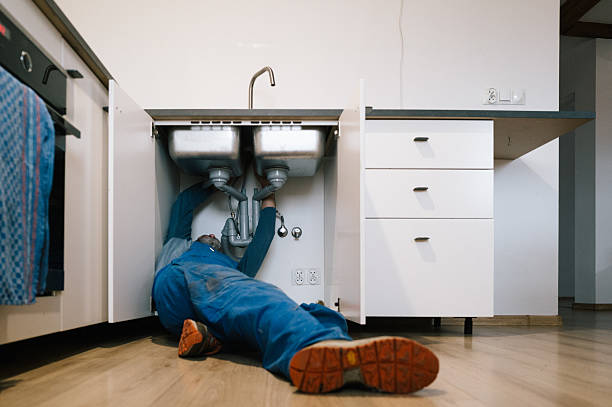 Professional Plumbing technician working in District Heights, MD